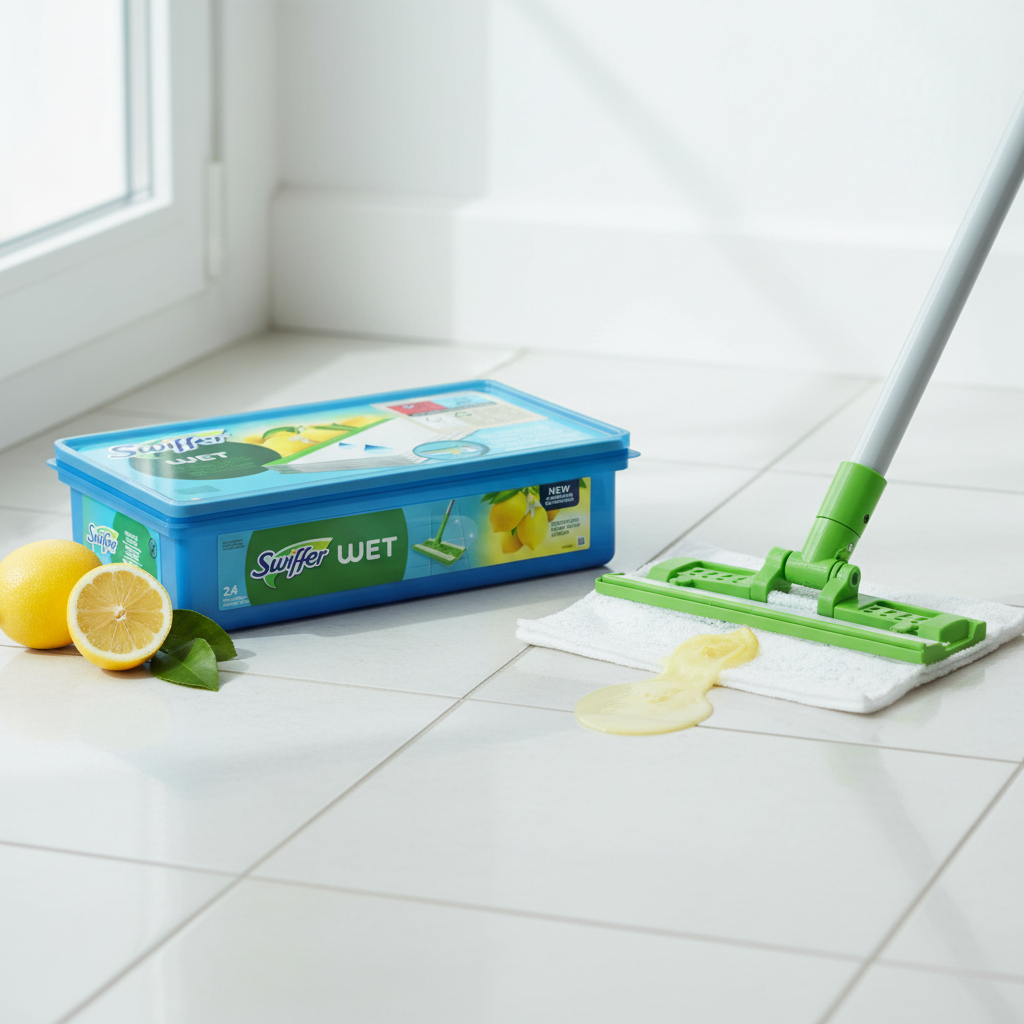 Sistema de toallitas húmedas Swiffer con aroma a limón
